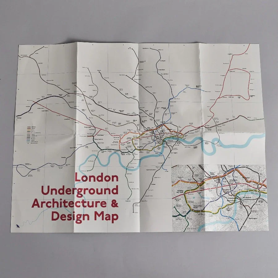 London Underground Architecture & Design Map - Image 3