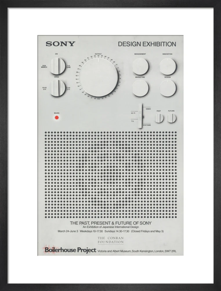 Sony Design 1982 Vintage Exhibition Poster (Print-on-demand) - Image 4